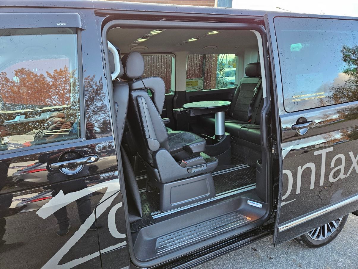 Zontaxi Taxi Fordon insida i Östersund